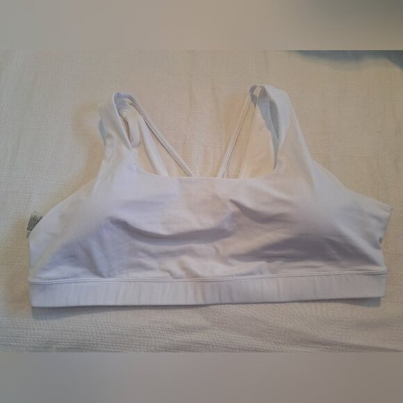 Athleta Other - Athleta women's Exhale Bra D-DD size 3X white sports bra, low Impact EUC